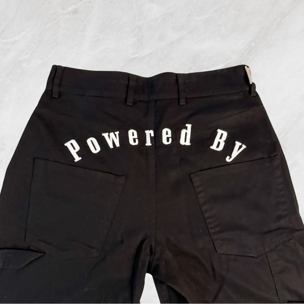 Men's Black Carpenter Motorcycle Style Pants Small
